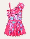 Floral Embroidered Printed Swimsuit - CCMOM