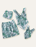 Floral Printed Family Matching Swimsuit - CCMOM