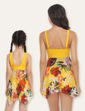 Floral Printed Family Matching Swimsuit - CCMOM