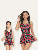 Full Printed Family Matching Swimsuit - CCMOM
