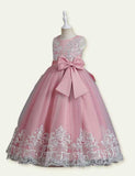Lace Embroidery Tulle Tutu Evening Gown - CCMOM