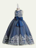 Lace Embroidery Tulle Tutu Evening Gown - CCMOM