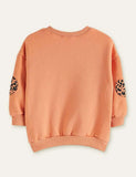 Leopard Appliqu¨¦ Sweatshirt + Zoo Printed Leggings - CCMOM