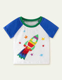 Rocket Propulsion Appliqu¨¦ T-shirt - CCMOM