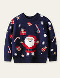 Santa Claus Gift Full Printed Sweater - CCMOM