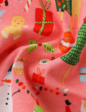 Santa Claus Gingerbread Man Full Printed Dress - CCMOM