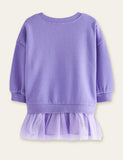 Sequined Star Mesh Dress - CCMOM