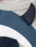Shark Appliqu¨¦ T-shirt - CCMOM