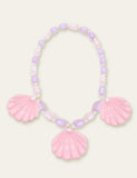 Shell Mermaid Necklace and Earrings Set - CCMOM