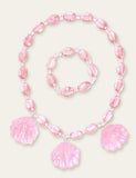 Shell Mermaid Necklace and Earrings Set - CCMOM