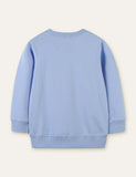 Squirrel Rabbit Appliqu¨¦ Embroidered Sweatshirt - CCMOM