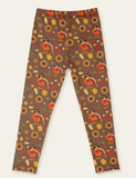 Thanksgiving Turkey Printed Outerwear Leggings
