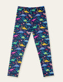 Toddler Cute Floral Animal Full Printed Leggings - CCMOM
