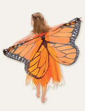 Toddler Girl Butterfly Wings Mesh Party Cape - CCMOM