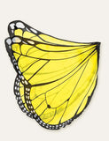 Toddler Girl Butterfly Wings Mesh Party Cape - CCMOM
