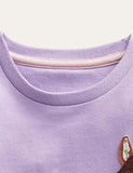 Toddler Kid Three Horses Appliqu¨¦ Embroidered Pull Over Sweatshirt - CCMOM