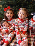 Two piece printed pajamas clearance