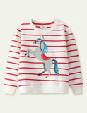 Unicorn Appliqu¨¦ Sweatshirt