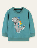 Unisex Funny Dinosaur Printed Sweatshirt - CCMOM