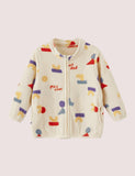 Winter Full Print Polar Fleece Jacket - CCMOM